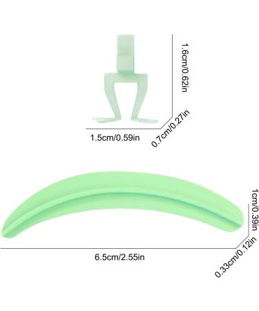 Silicone Eyelash Separator Tool | Reusable Eye Lash Separator Lift Tool in Silicone Beginner-Friendly Eyelash Grafting Speeder for Traveling Gathering Dating Green - Buy Online on GoSupps.com