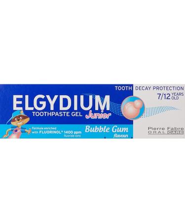 Junior Gel Dentifrice Bubble Gum 2x50ml