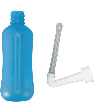 Neti Pot - Efficient Nasal Irrigation Bottle (310ML Blue) for Adults | Comfortable Saline Solution for Easy Use - International Shipping Available - Buy Online on GoSupps.com