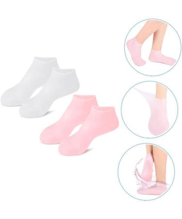 MAGICLULU 2 Pairs Exfoliating Moisturizing Socks Heel Boots for Women Socks for Girls High Heels Girls Moisturizing Sock Women Socks Foot Moisturizing Foot Covers Woman - Buy Online on GoSupps.com
