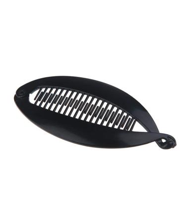 Solustre 6-Piece Banana Hair Cap Clip Set | Slide-Resistant Hair Accessories for Women & Girls - Black - Buy Online on GoSupps.com