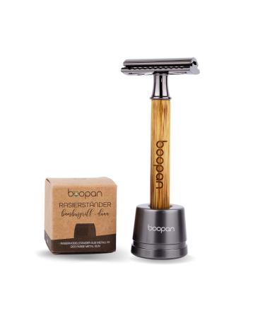 BOOPAN razor plane stand for bamboo razor plane with a thin handle |Shaving stand for rust -free rust -free |Razor of metal stands in Metalgun