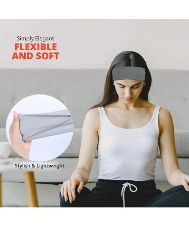 6 Pieces Women's Sport Headbands 7cm Anti Slip Men Elastic Headband Yoga Hair Bands Breathable Hair Band for Doing Workout Makeup Running Headband - Buy Online on GoSupps.com
