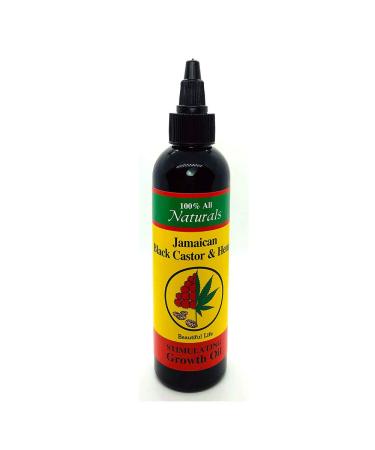 Jamaican Black Castor Oil Infused with Hemp Seed Oil 4oz (1)