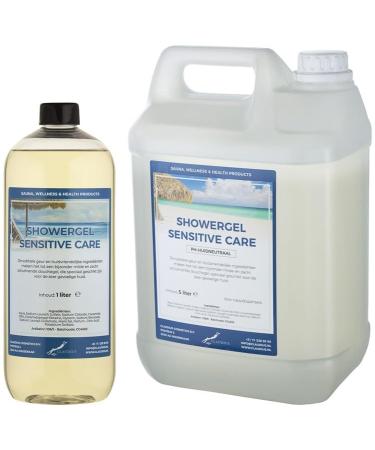 Claudius Showergel Sensitive Care 5 liter + 1 liter transparant