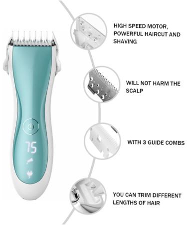 FRCOLOR 1 Set Clipper Supplies Quiet Trimmer Silent Trimmer Power Display Trimmer Cutting Tool Newborn Trimmer Shear - Buy Online on GoSupps.com