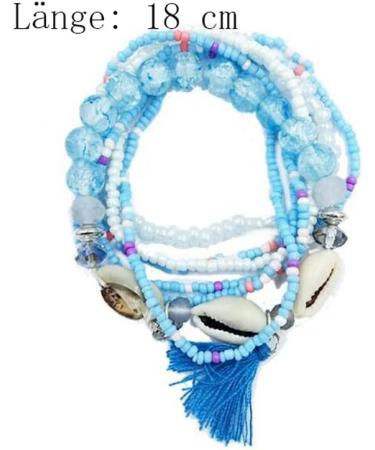 7 Teile/satz B hmen Charme Strang Kristall Perlen Armband Set Frauen M dchen Perle 18cm A - Buy Online on GoSupps.com