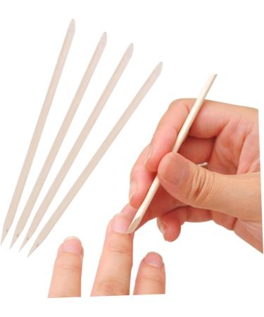 FRCOLOR 400 Pcs Wood Cuticle Pusher Bulk Orange Wood Stick Nails Cuticle Sticks for Nails Cuticles Nails Remover Tool Orangewood Nail Sticks Nail Cleaning Sticks Wooden Bamboo Supplies mediumx4pcs As Shownx4pcs - Buy Online on GoSupps.com