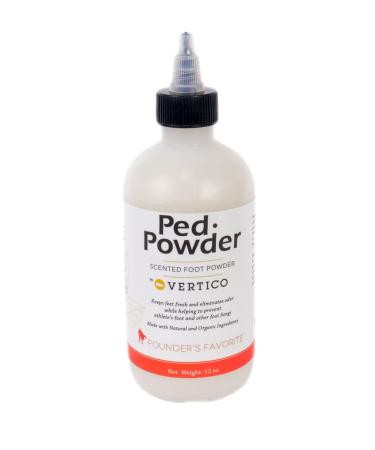 Ped Powder Organic Foot Powder by Vertico Footwear Company (Founder's Favorite (Camphor Mint))