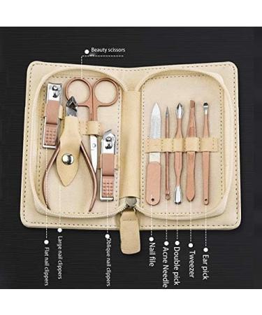 Torribala 9-in-1 Nail Clippers Beauty Tool Rustproof Acne Needle Suitable for Home Gift - Buy Online on GoSupps.com