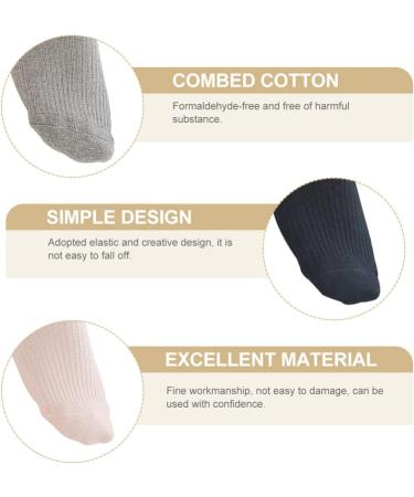 Healifty 5 Pairs Diabetic Socks for Elderly, Nursing, Pregnant Women - Non Slip Gripper Socks - Diabetic Care Supplies (Mixed Color) - Buy Online on GoSupps.com