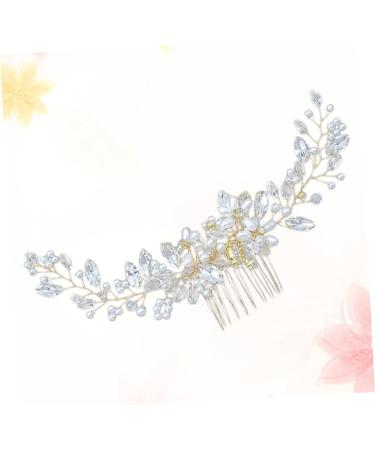 Angoily Bridesmaid Hair Clips Bridal Hair Clips Wedding Hair Barrette Flower Girl Hair Comb Wedding Hair Comb Bridal Hair Accessories Bridal Hair Comb Clip Tiara Dress Rhinestone - Buy Online on GoSupps.com