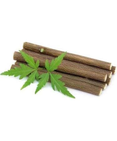 Shop Organic Neem Datun Toothbrush - Ayurvedic Chew Sticks for Fresh Breath & Toothache Relief (Pack of 20 - Buy Online on GoSupps.com