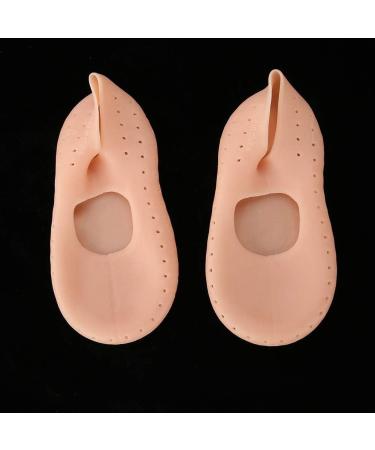 Silicone Protective Socks for Cracked Feet | Anti-Tear Moisturizing Foot Care - M Skin Color - Buy Online on GoSupps.com