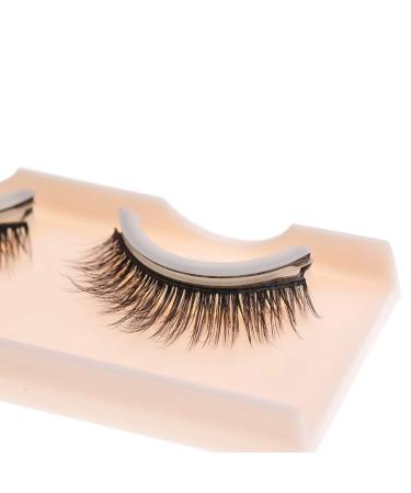 Buy 2 Pairs of 3D Artificial False Eyelashes | Self-Adhesive Easy to Use & Remove Natural Look - Buy Online on GoSupps.com