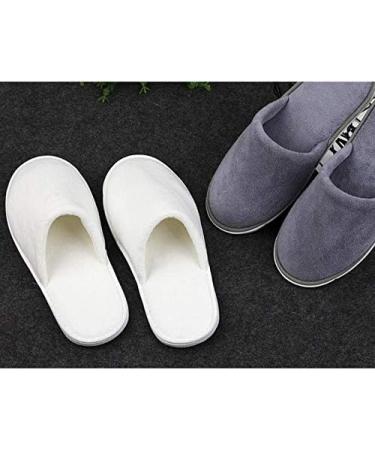 Toruiwa 5 Pairs of Cotton Hotel Slippers - Universal Size Ideal for Hospitality & Travel - Buy Online on GoSupps.com