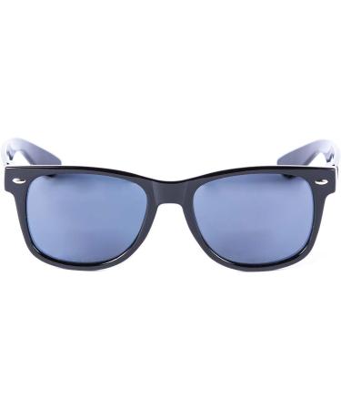 Unisex Reading Sunglasses - 3 Pairs Full Frame Sun Readers (Non-Bifocal) Black & Blue 2.25x - Buy Online on GoSupps.com