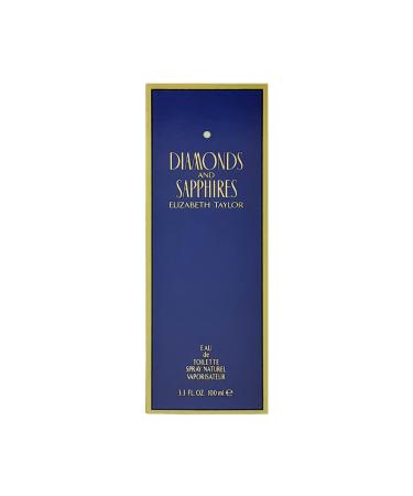 DIAMONDS & SAPPHIRES by Elizabeth Taylor EDT SPRAY 3.3 OZ