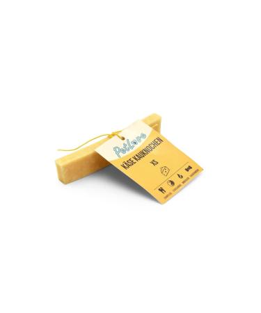 Petlove hard cheese for dogs 100% natural chewing bones made of cheese Cauca cheese dog Caus fun & dental care Ideal for on the go Size XS: 10-30G 1 Pack - XS