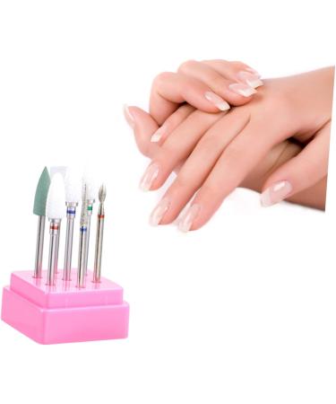 FRCOLOR 3 Sets ceramic drill bit nail Drill Replacement Bits nail polishing file bit heads nail Diamond Drill Bits nail Art grinding head nail bit Tungsten steel to rotate sand head - Buy Online on GoSupps.com