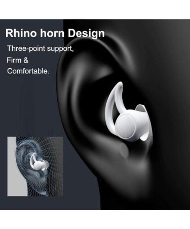 Hearing Protection Earplugs for Sleep & Work | Super Noise Reduction | Silicone Earplugs for Dorms & Offices - Black 2 Layer & 3 Layer - Buy Online on GoSupps.com