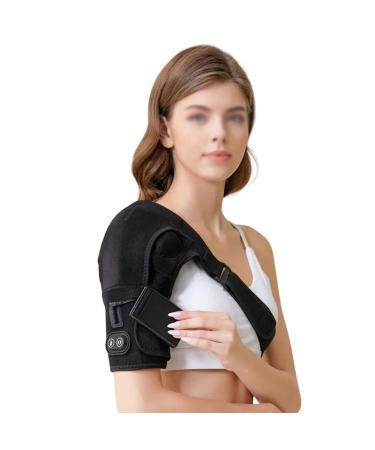 Heating shoulder wrap electric USB-Heiz-shoulder massager with soothing heat 3D ceaseal massage 3 heating and massage levels adjustable both for the left and right shoulder