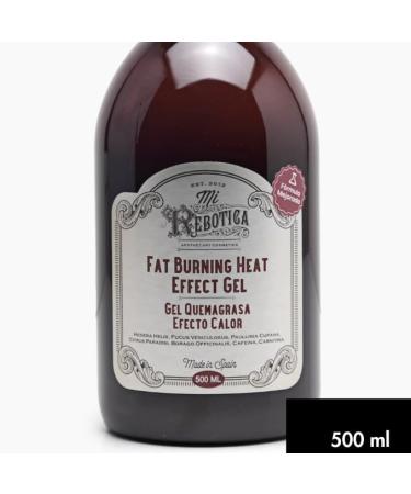 MI REBOTICA | Heat Effect Fat Burner Gel 500 ml | For Abdomen and Buttocks | Powerful Fat Burner | Body Scrub | Toning Hyperemic and Lipolytic Effect | Fat Burner - Buy Online on GoSupps.com