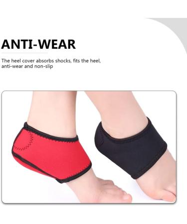 FOMIYES Cleats Football - Neoprene Heel Guard Protectors for Plantar & Cracked Heels (2 Pairs) | Free International Shipping - Buy Online on GoSupps.com