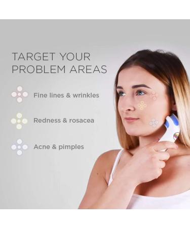 Collagenius EMS Facial Toner with LED Light Therapy for Targeting Fine Lines and Wrinkles and Deeply Nourishes The Skin to Prevent Acne Break Outs USB Rechargeable - Buy Online on GoSupps.com