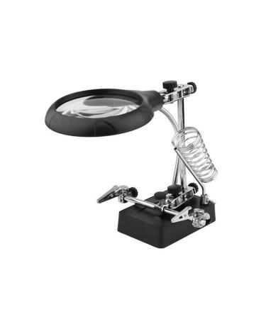 LED Magnifying Glass Soldering Station Repair Mobile Phone Circuit Board Auxiliary Lens Adjustable Lighting Desktop Magnifying Glass