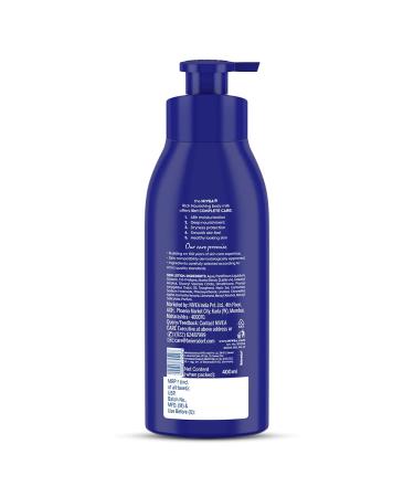 Nivea Nourishing Lotion Body Milk 400ml - Richly Caring for Very Dry Skin - Buy Online on GoSupps.com