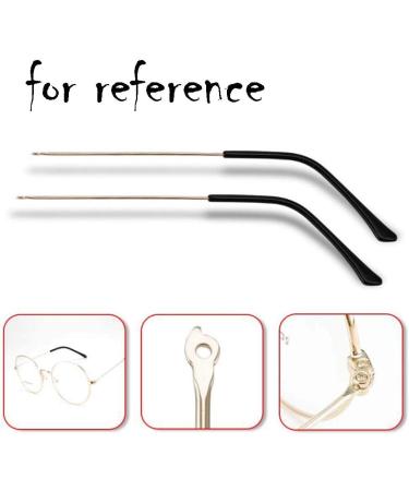 Buy Vintage Gold Metal Glasses Legs Compartment Replacement Bars - Eyewear Accessories for Glasses Repair - Buy Online on GoSupps.com