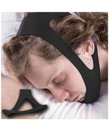 Comfortable Universal Snoring Chin Strap Adjustable and Effective Anti-Snoring Device Snore Reducing Aid for Women & Men Improving Sleep Quality