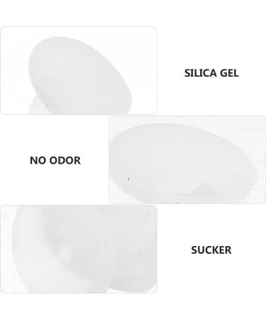 Lurrose Silicone Lip Brush Covers 12pcs Silicone Brush Cover for Makeup Cosmetic Brush Protector Brush Applicator for Women Girls (White) White 1.5x1cm - Buy Online on GoSupps.com