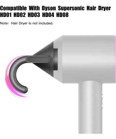 Anti-Flight Flyaway Attachment Nozzle for Dyson Supersonic Hair Dryer - HD01/HD02/HD03/HD04/HD08 Accessories - Buy Online on GoSupps.com