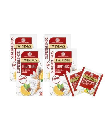 Turmeric with Orange & Star Anise Twining Envelopes Individually Wrapped x 80