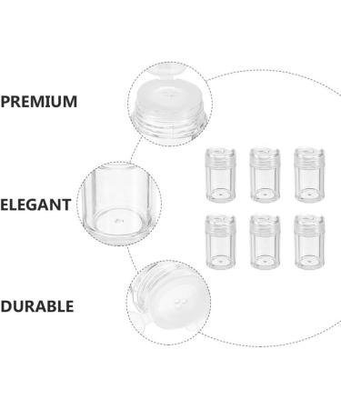 Beavorty Open-Hole Bottle 6pcs Jar Loose Cosmetics As Facial Empty for Tool Ing and Sample Plastic Bottles Traveling Sub - Buy Online on GoSupps.com