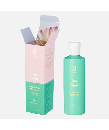 BYBI Beauty Day Glow Exfoliating AHA Face Toner (150ml) & Clarity Cleanse Facial Cleanser (150ml) - Award-Winning Vegan Skincare Set for Dry Dull Skin - Brightening Soothing - Buy Online on GoSupps.com