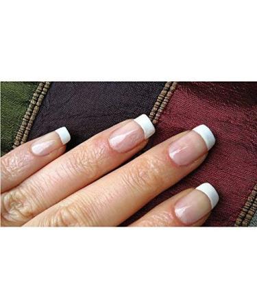 French Smile Line Pink & White Nail Art Cutter Template - Pack of 1 - Buy Online on GoSupps.com