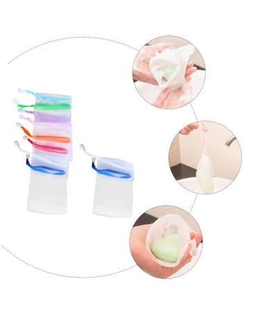 20 Pcs Soap Foaming Net - Body & Facial Scrubber Cleansing Shower Maker - Housoutil (15x9cm) - Perfect for Bath & Skin Care - Buy Online on GoSupps.com