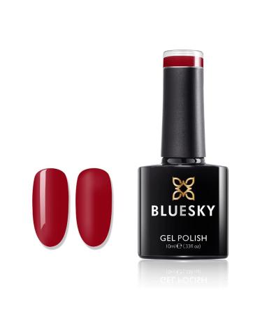 Bluesky Ruby Red Collection - gel nail polish for shiny and beautiful nails |Long stop of up to 3 weeks (Bluesky QXG222 Bulls Eye)