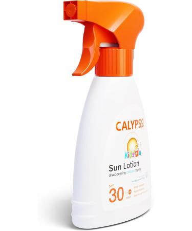 Calypso Kids Coloured Spray | Disappearing Blue Lotion | SPF 30 | 200ml - Buy Online on GoSupps.com
