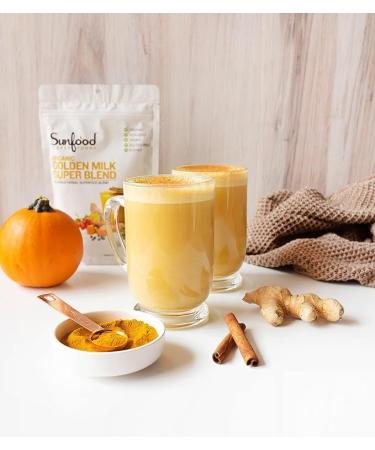 Golden Milk Super Blend, 6oz Bags, 2-Pack | Organic Turmeric Latte Blend with Ginger, Black Pepper, Maca & Cinnamon - Buy Online on GoSupps.com