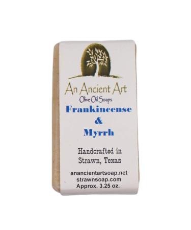 Ancient Art Soap 3.25oz Handcrafted Olive Oil Soap Bar Frankincense and Myrrh