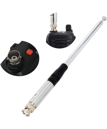 HYS 27Mhz Telescopic Antenna 9-51 with BNC Connector for CB Handheld Radio - Compatible with Cobra, Midland, Uniden, Anytone - Buy Online on GoSupps.com