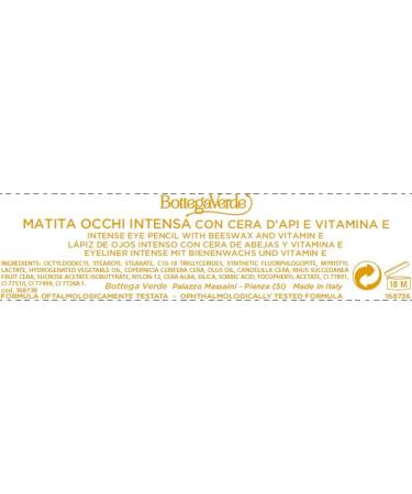  Bottega Verde Bottega Verde - Intense eye pencil with beeswax and vitamin E - Black Metallic Blue - Buy Online on GoSupps.com