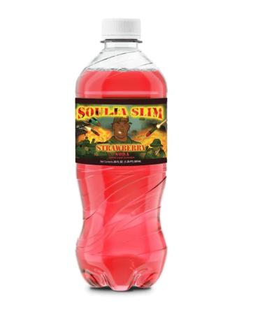 1 Bottle x Exotic Pop Soulja Slim Strawberry Soda - 591 mL - Imported From US - Collect The Bottle - Ballers Only
