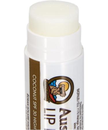 Australian Gold SPF 30 Coconut Lip Balm 4g | Moisturizing Sun Protection - Buy Online on GoSupps.com