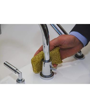 Homiez Shine Cushion Lurex Cleaning Sponge - Pot Cleaner & Sponge (13x8x2.5 cm) for Effortless Kitchen Cleaning - International Shipping Available - Buy Online on GoSupps.com