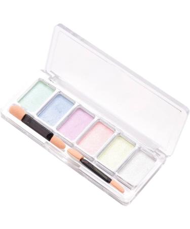 Nail Mirror Powder 6 Colours Manicure Chrome Glitter Pigment with Eyeshadow Stick Colorful nail glitter powders - Buy Online on GoSupps.com